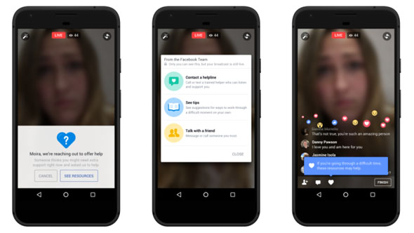 Facebook utilizzerà l'Intelligenza Artificiale per prevenire i suicidi
